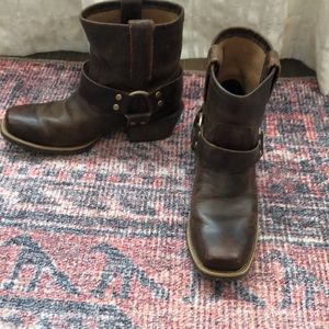 Justin biker boots (booties)